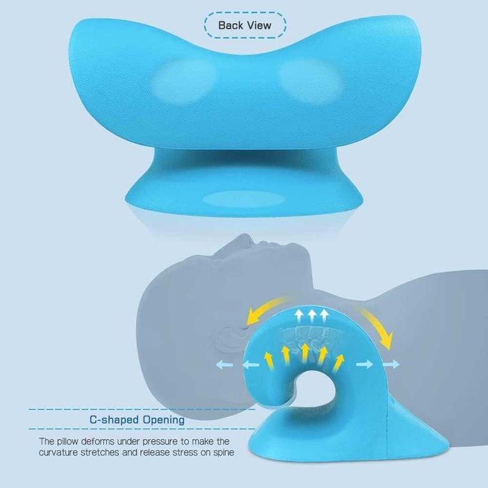 Подушка ортопедическая для выравнивания шейного отдела позвоночника