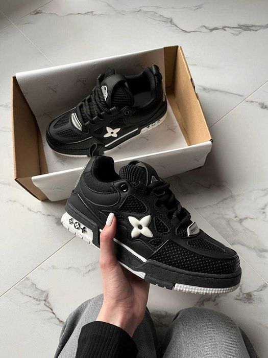 Louis Vuitton Skate Sneaker Black White