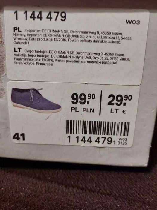 Granatowe espadryle 41 Graceland