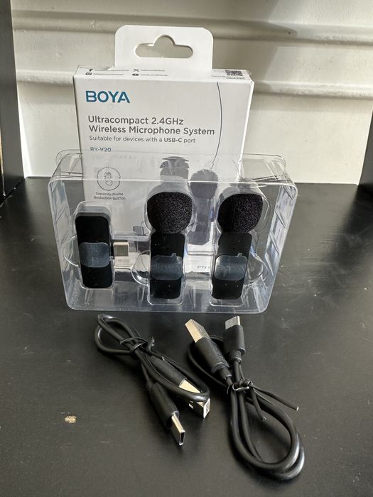 Microfone BOYA BY-V20 Wireless USB-C