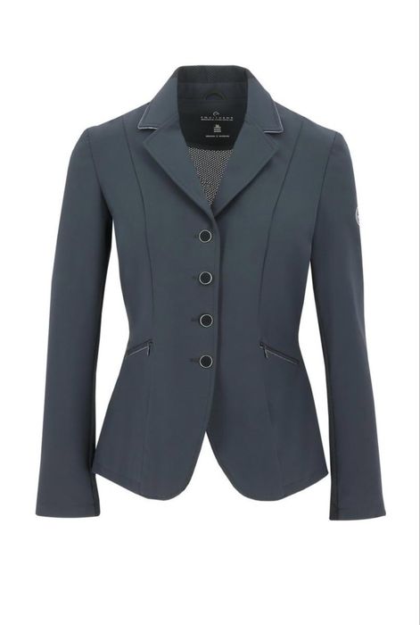 Nowy frak jeździecki marynarka konkursowa Equitheme Oliva 38 granat