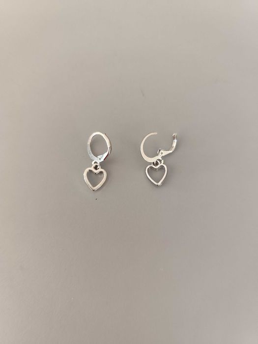 Kolczyki biżuteria serca serduszka