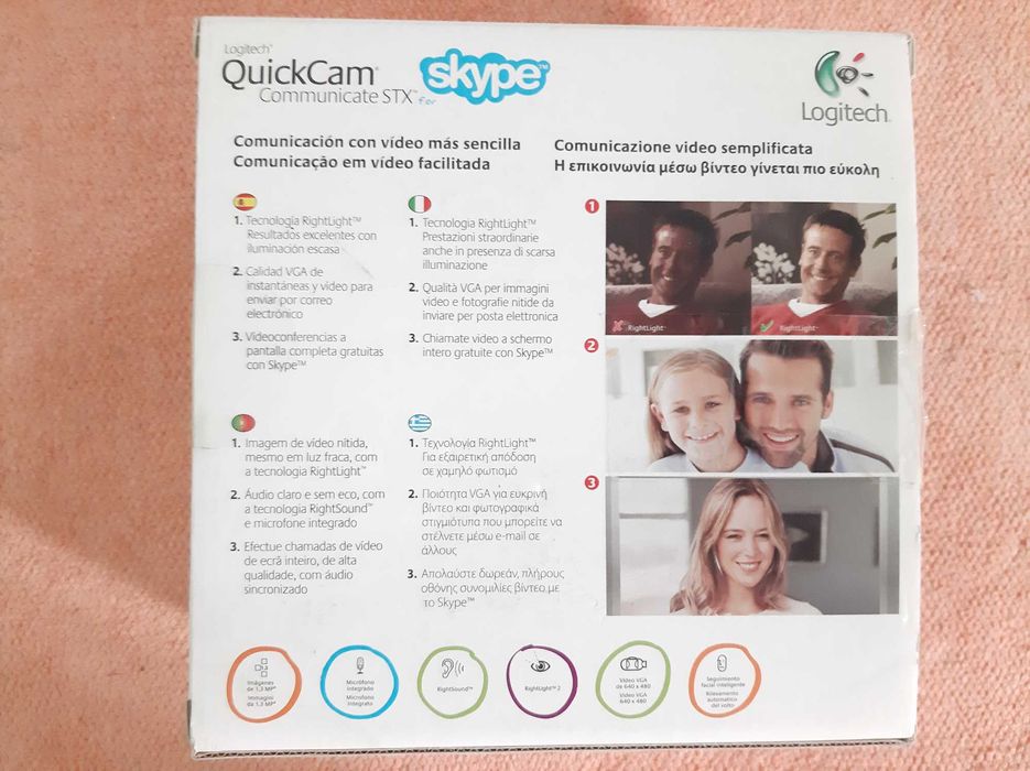 Webcam + Headset Logitech