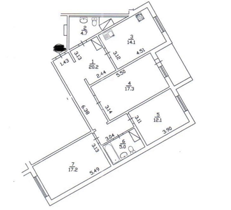 3-комнатная квартира по адресу ул. Урловская (площадь 93 м²) - Atlanta.ua - фото 2