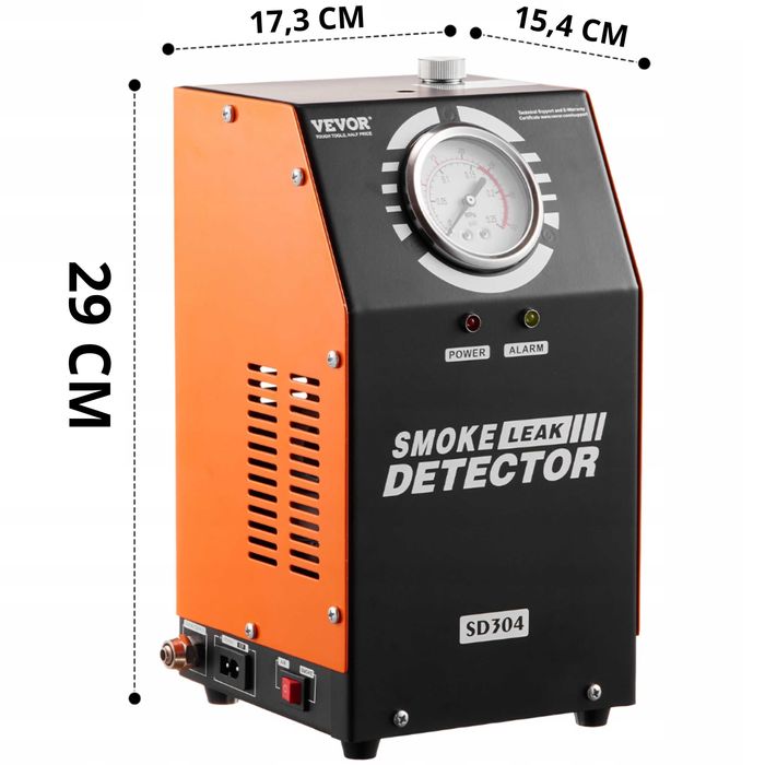 Tester szczelności generator dymu dymiarka manometr zatyczki