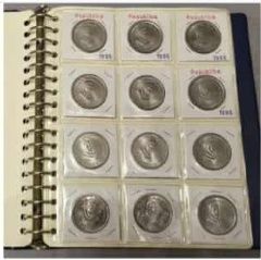 Coleção de moedas escudos