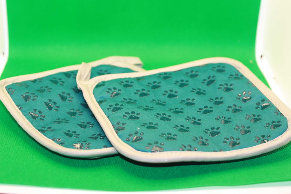 luvas e pegas para forno com motivos de Gatos e Suportes para Panelas