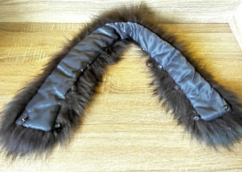 Комір натуральне хутро єнот