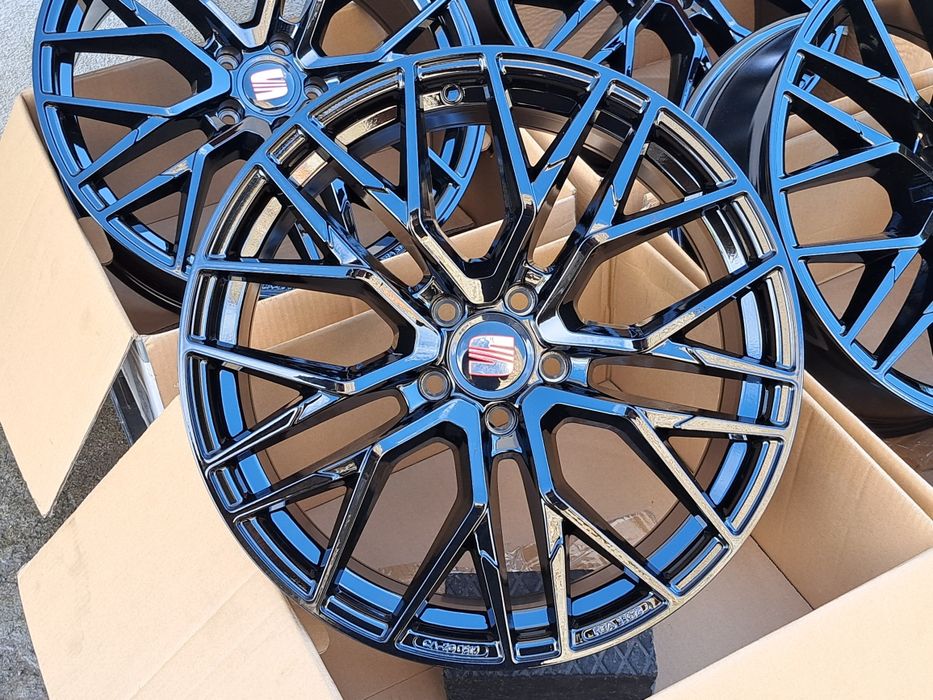 Alufelgi SEAT 17" 5x100 Arona Ibiza Leon Toledo Cordoba CA20 BLACK