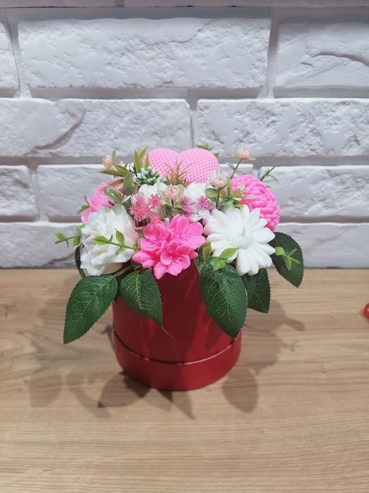 Flower Box że świeczek sojowych