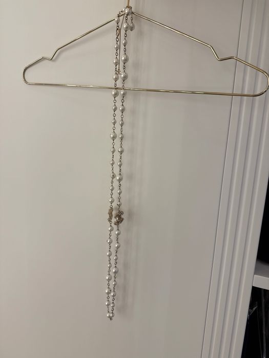 Korale perły chanel 2x