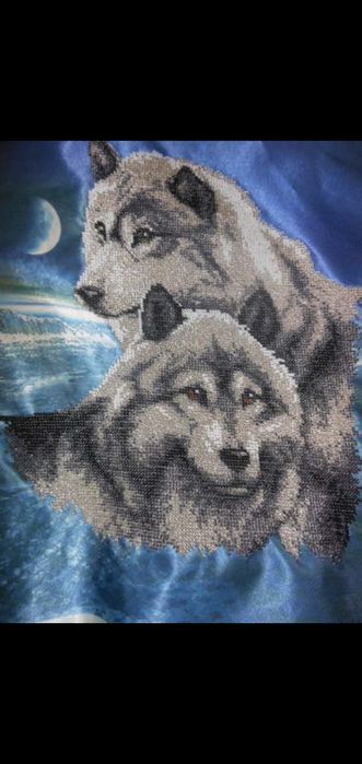 Картина вышитая чешским бисером