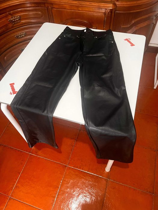 Conjunto Calças "HM" (36) e Camisa "Tiffosi" (S)