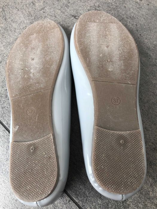baleriny szare rozm. 37, jak nowe