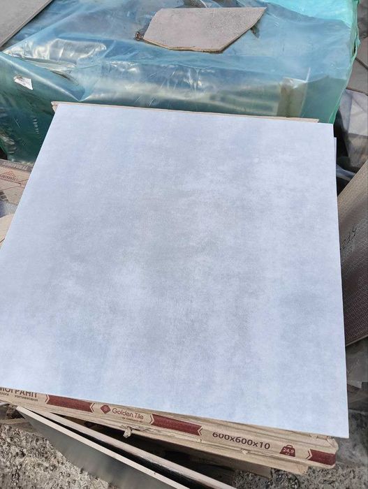 Матовая Cветло Серая Плитка на Пол и Стены Street Line 60x60 см