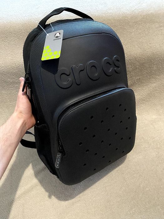 Рюкзак CROCS Крокс джибітси сумка чоловічій жіночій black