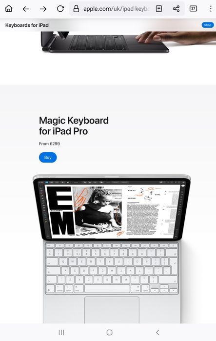 Ipad Pro 13 m4 512 Gb Silver 5g LTE magic keyboard pen все