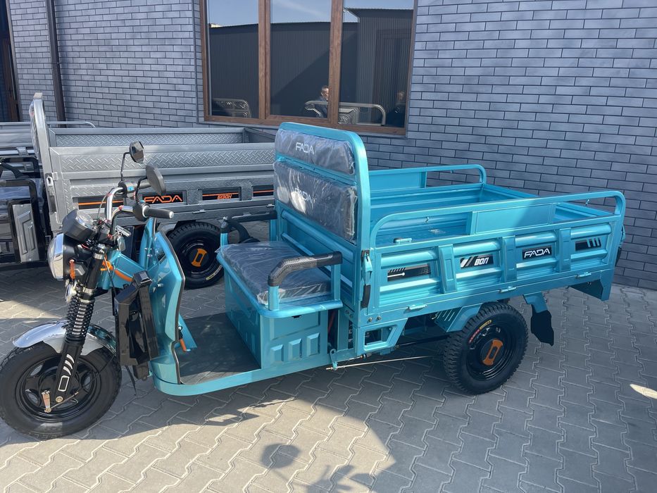 Вантажний груз Електротрицикл Муравей Fada  Мул, Вол, Бізон 2 квт