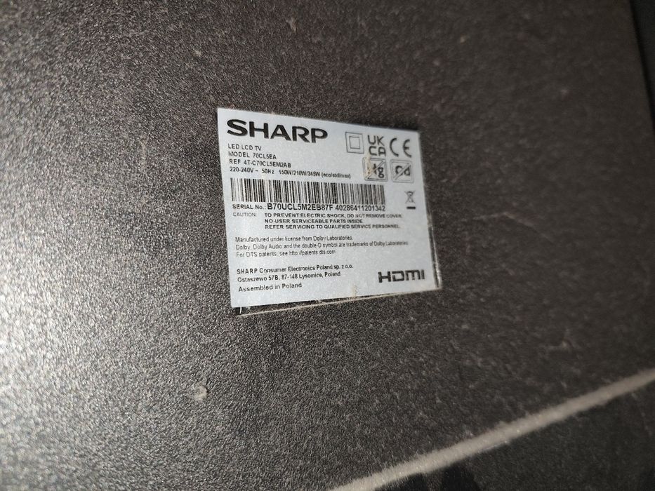 Tv Sharp 70 cali