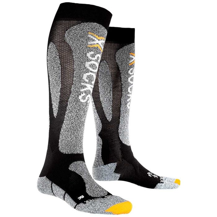 Носки-гетры X-socks Carving Silver от X-BIONIC с шерстью мериноса (merino wool) и серебром.