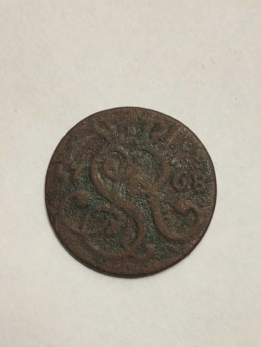 Sprzedam monetę Polska 1 Grosz 1768r. Stanisław August Poniatowski