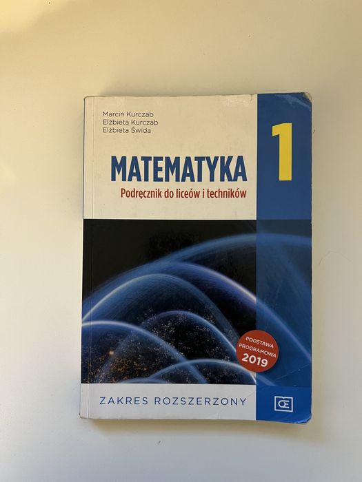 Matematyka 1 podręcznik poziom rozszerzony pazdro