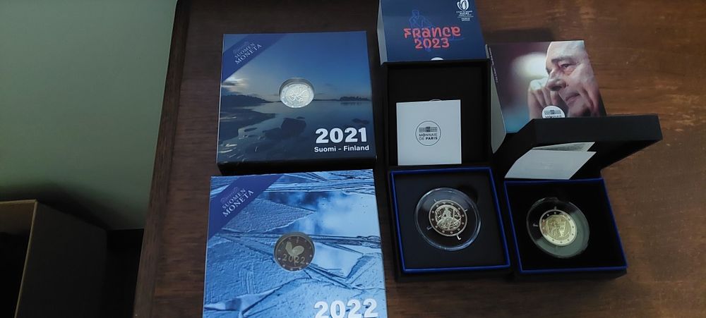 Venda de moedas conjunto