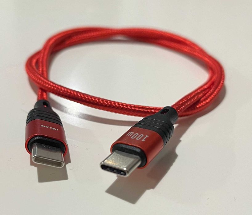 Кабель Type-c/type-c, 50 см, 100 W, PD