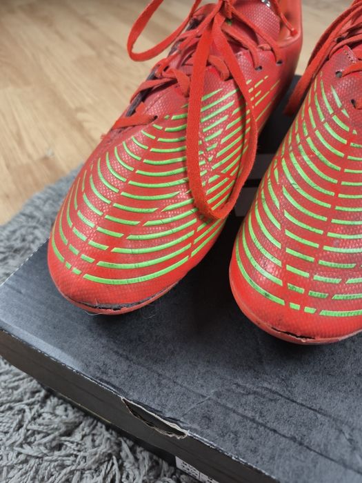 Korki Piłkarskie Adidas Predator Edge czerwone FG amatorki rozmiar 44
