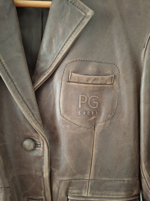 Casaco de pele castanho Purificação Garcia