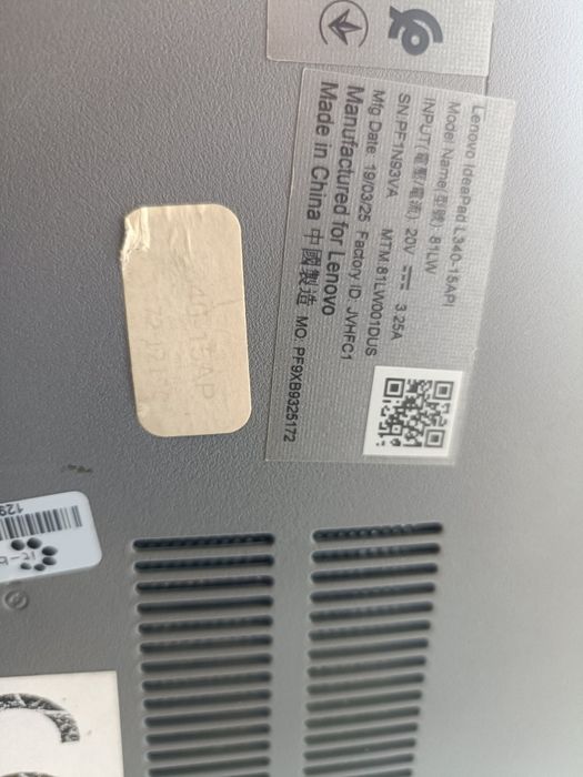 Sprzedam laptop Lenovo IdeaPad L340-15API