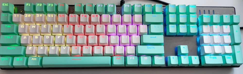 104 Klawisze Cherry KeyCaps backlit kolormix MOTOSPEED