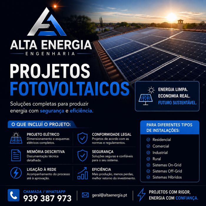 Alta Energia Engenharia | Projetos Elétricos | ITED | E-Redes