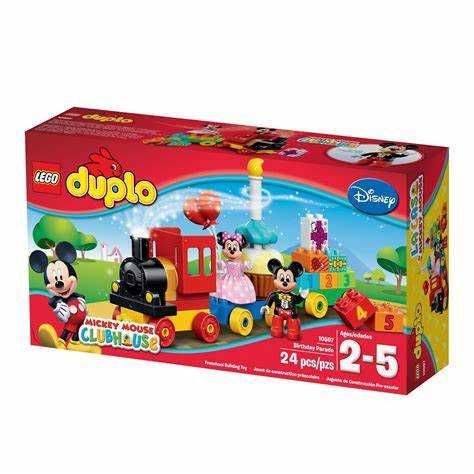 LEGO DUPLO 10597 - Urodzinowa parada Myszki Miki i Minnie - UNIKAT !!!