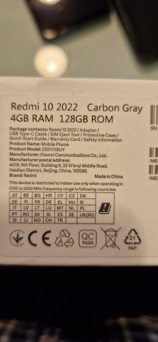 Xiaomi Redmi 10 como novo