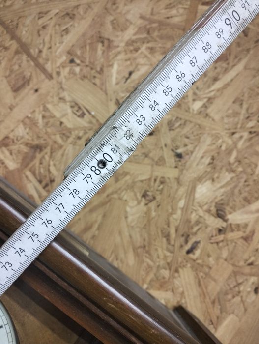 Stary zegar ścienny A6 do regulacji