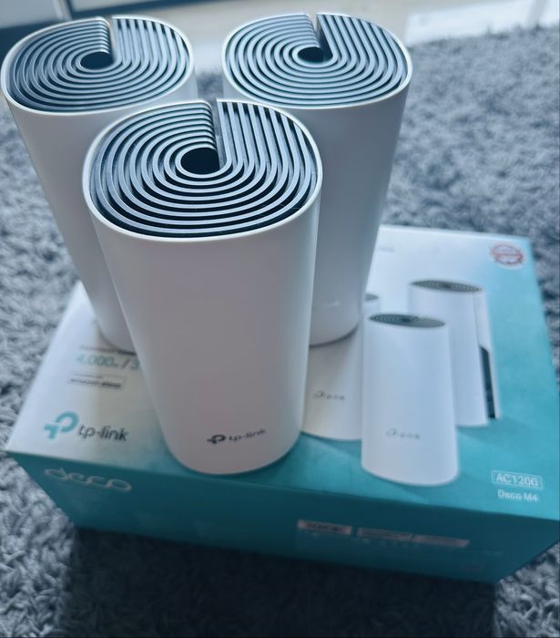 TP LINK Deco M4 - router mesh (3 unidades) Almeirim • OLX.pt