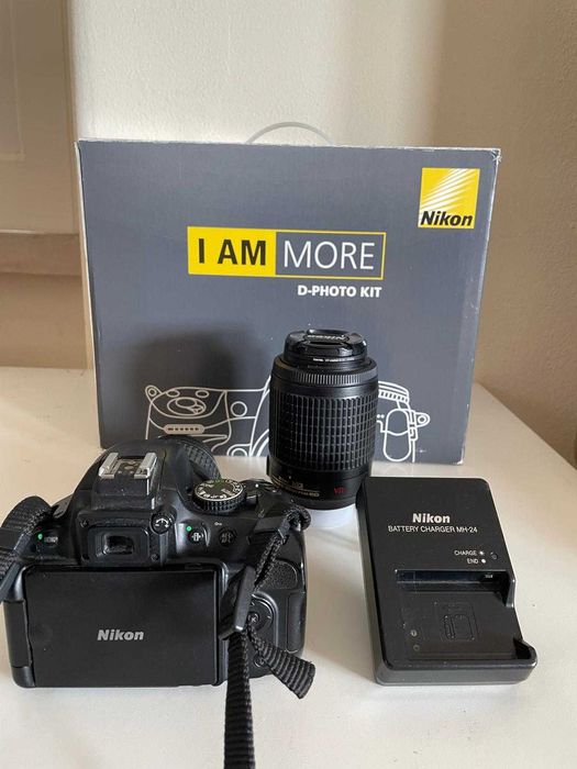 Nikon D5100 + 2 Objetivas + Kit Completo + Caixas Originais