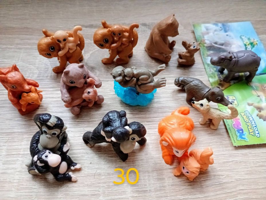 Новые и старые серии натунс, Natoons, макси киндер животные