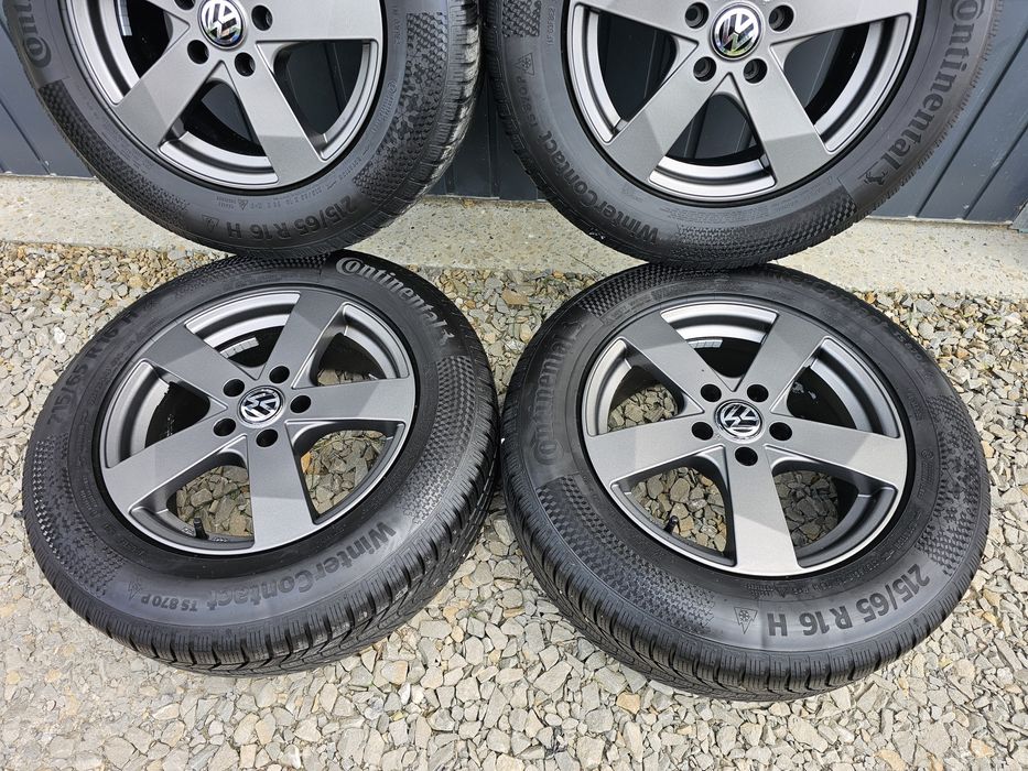 Alufelgi Volkswagen 16" 5x112 Touran Tiguan T-Roc Passat z Oponami