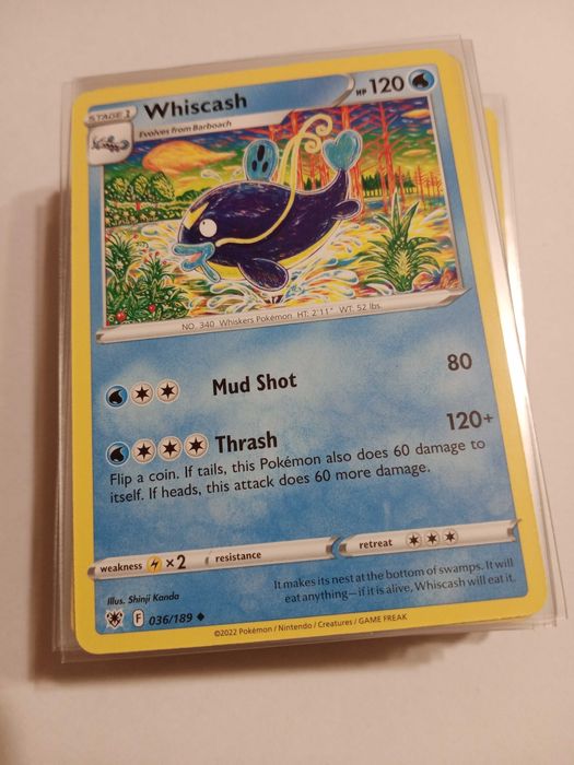 Karta Pokemon Astral Radiance 036/189 Whiscash