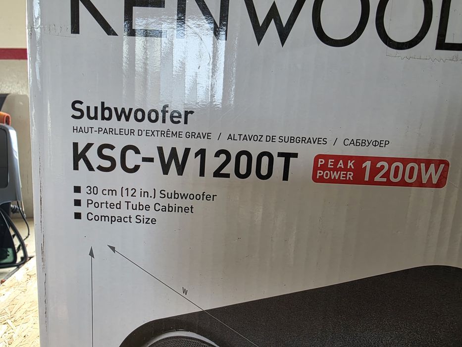 Tuba  Subwoofer Kenwood 30cm NOWY 1200w