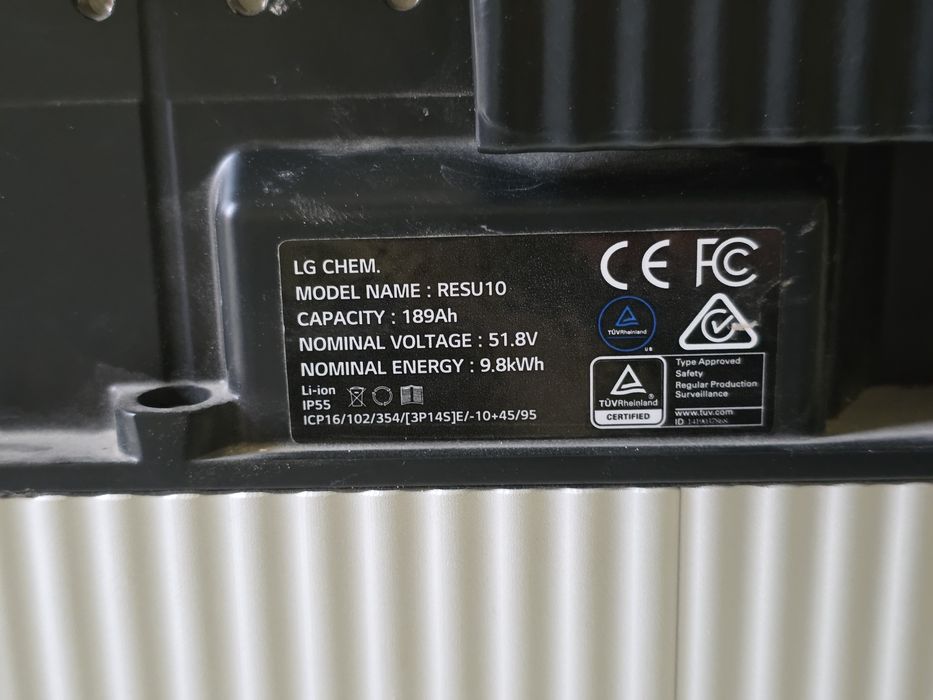 Акумулятор LiNMC LgChem Resu 189Ah 48V