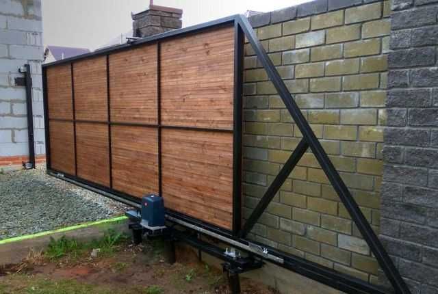 Ворота відкатні / розсувні 3 x 1.9, откатные, каркас для збірки