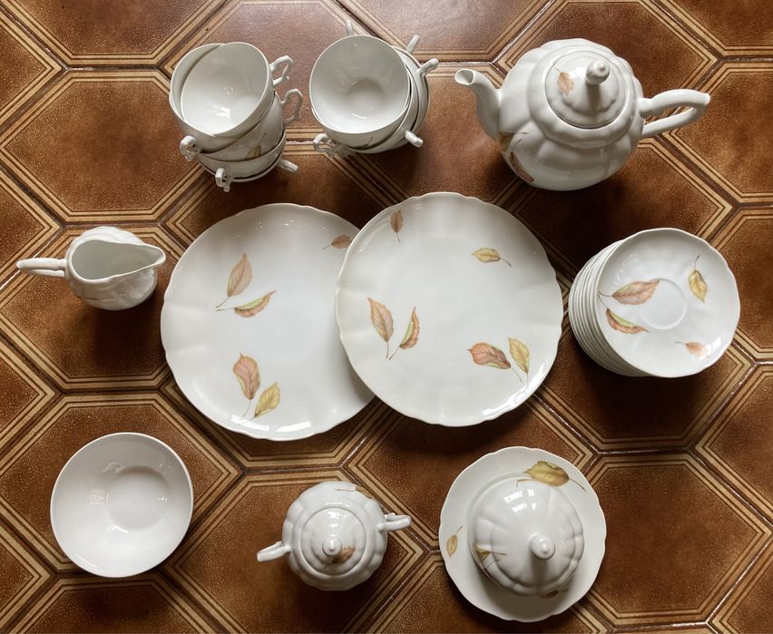 Conjunto Chá porcelana completo de Portugal