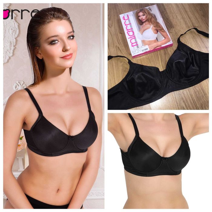 Гладкий бюстгальтер на косточках 95D