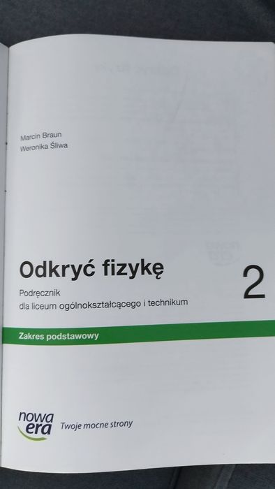 Fizyka kl.2 LO, Technikum