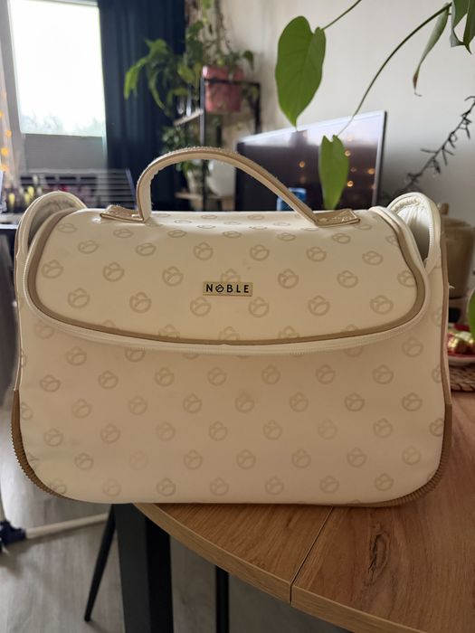 Kosmetyczka Duża podrożna NOBLE, beżowa