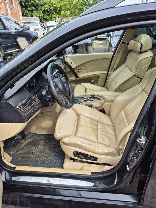 Розборка BMW E 60/61 М57N мотор коробка  форсунки турбіна радіатор ген
