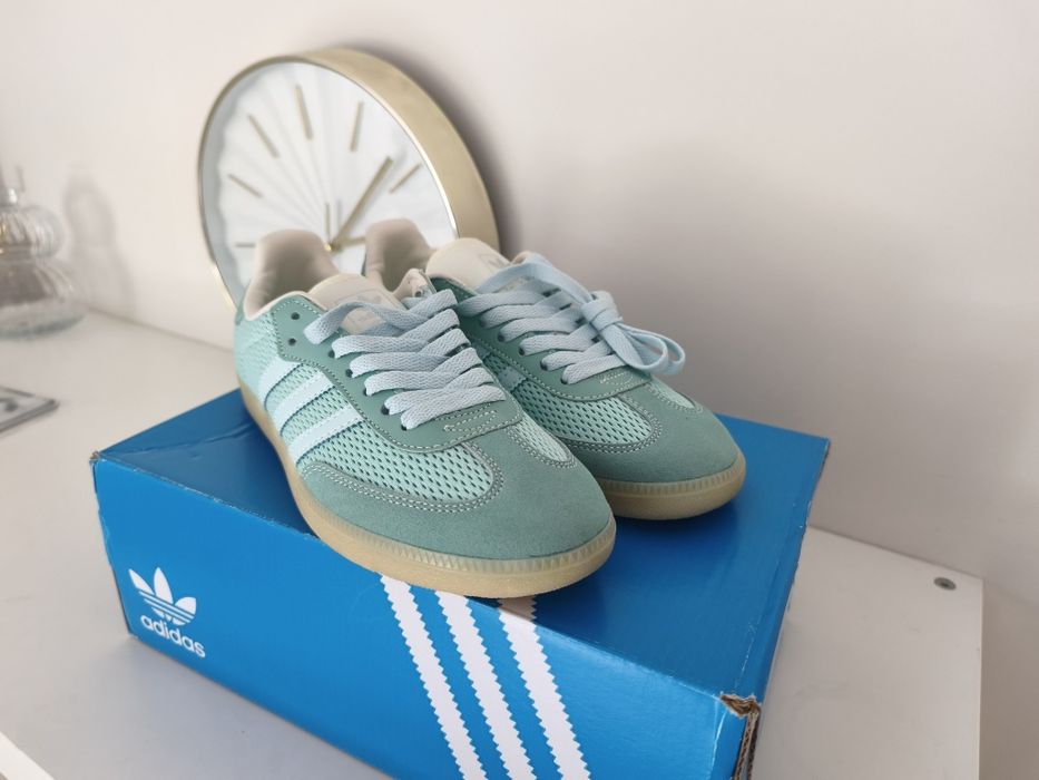 Adidas Samba OG miętowe - nowe